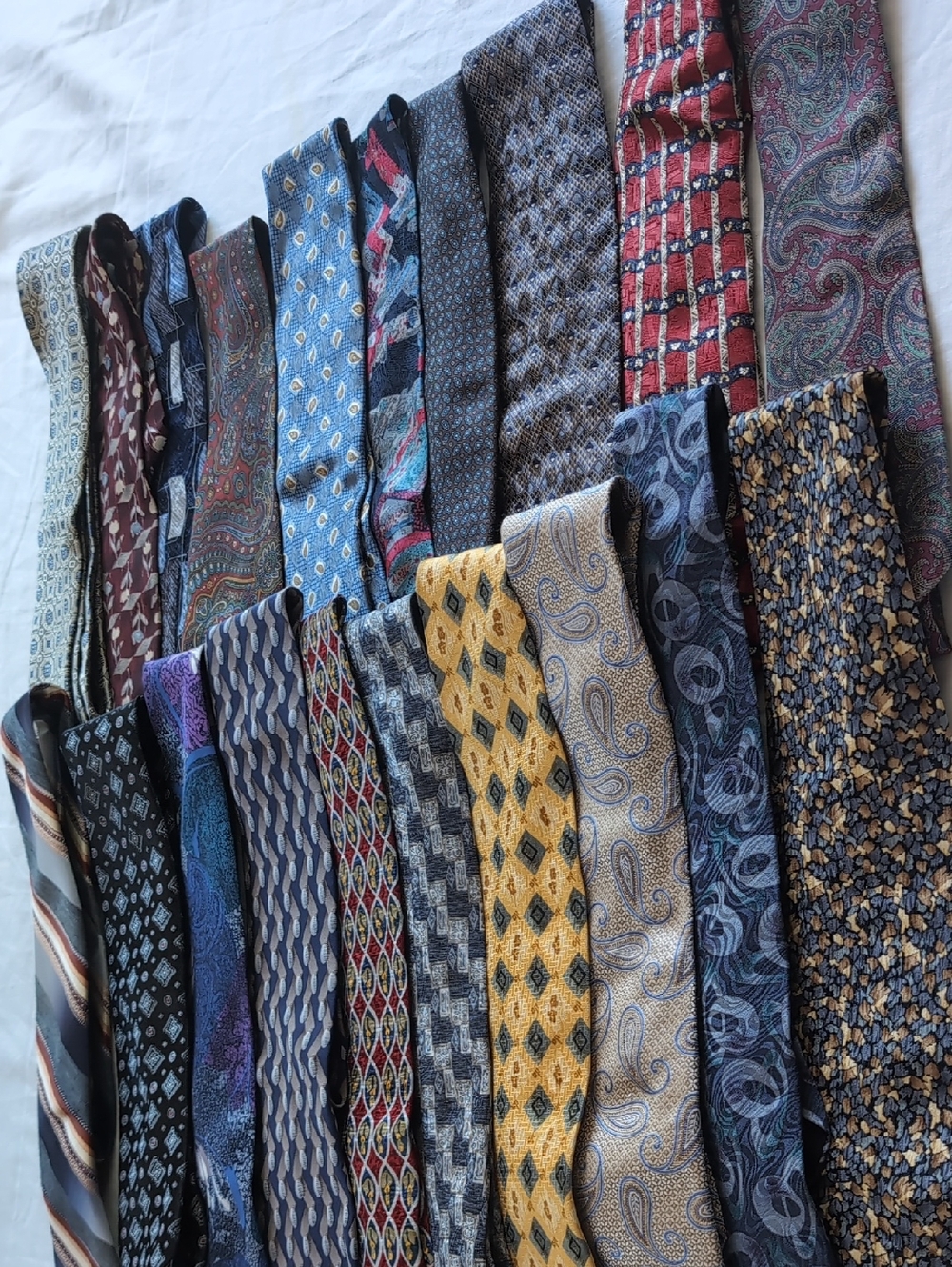 20 Assorted Men's Patterned Neckties